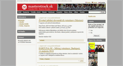 Desktop Screenshot of masterstrack.sk